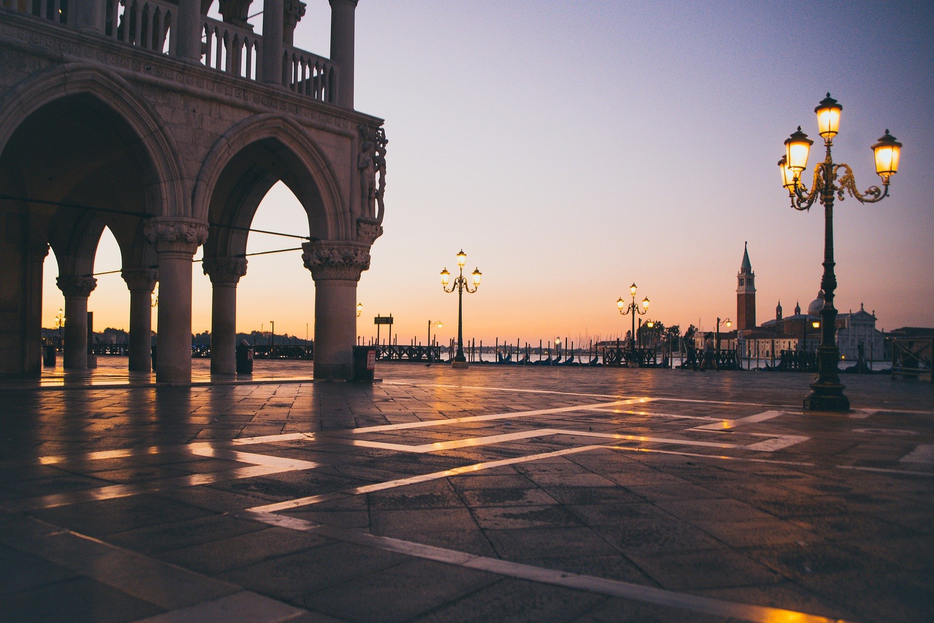 Piazza San Marco tramonto